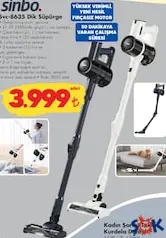 SİNBO SVC-8635 DİK SÜPÜRGE